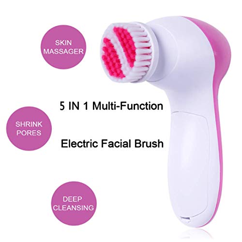 【 Newest 2021 】Gackoko Facial Cleansing Brush-Waterproof Face Spin Brush Se...