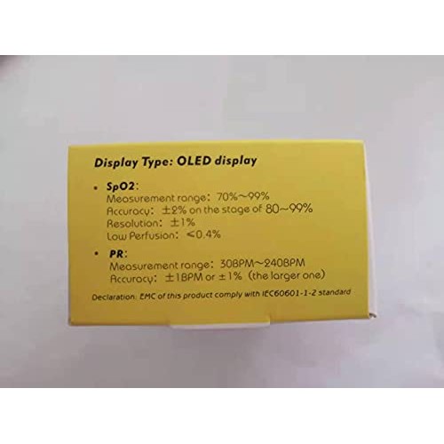GadgetMarket Fingertip Oxygen Monitor, Pediatric SpO2 Blood Oxygen Saturation...