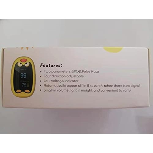 GadgetMarket Fingertip Oxygen Monitor, Pediatric SpO2 Blood Oxygen Saturation...
