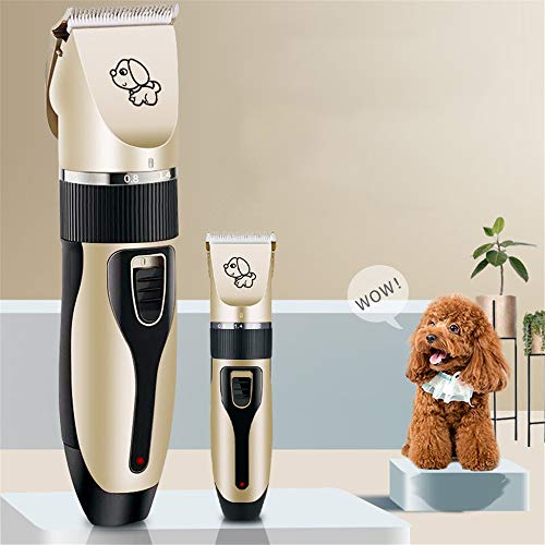 Gahrchian Electric Dog Shaver Clippers Hair Clipper with 8 Guide Combs Hairdr...