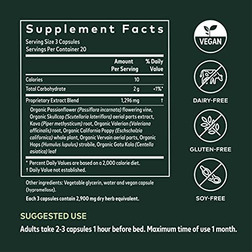 Gaia Herbs, Sound Sleep, Sleep Support, Non Habit Forming Herbal Sleep Aid, K...