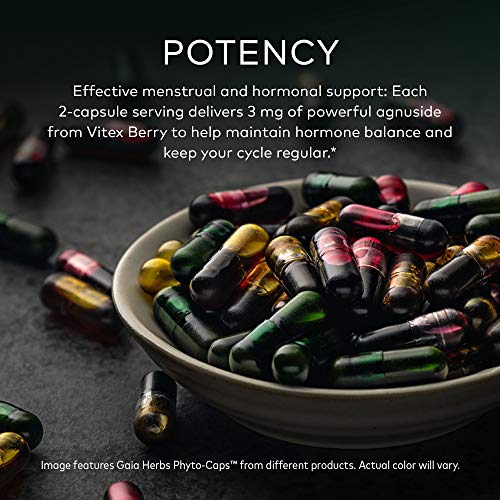 Gaia Herbs Vitex Berry, Chasteberry, Hormone Balance for Women, Vegan Liquid ...