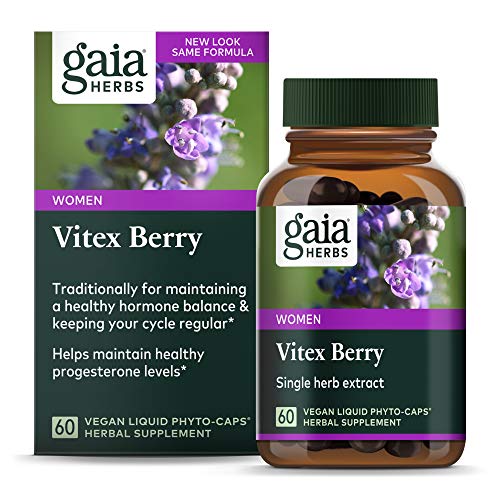Gaia Herbs Vitex Berry, Chasteberry, Hormone Balance for Women, Vegan Liquid ...