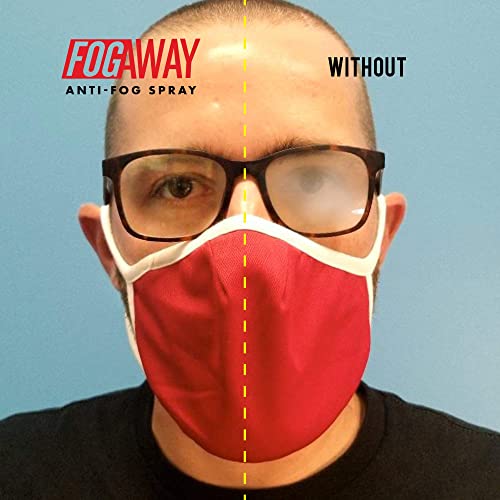 Anti Fog Spray for Glasses | 600 Pumps, 6 month Supply | Prevents Fog on Wind...