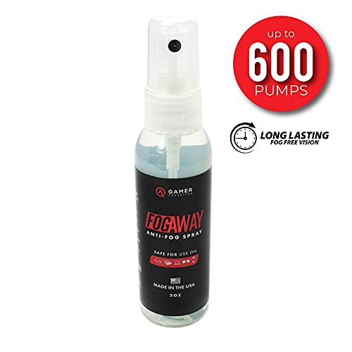 Anti Fog Spray for Glasses | 600 Pumps, 6 month Supply | Prevents Fog on Wind...
