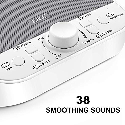 White Noise Machine 38 Sounds Baby Sound Machine for Sleeping Built in Dual S...
