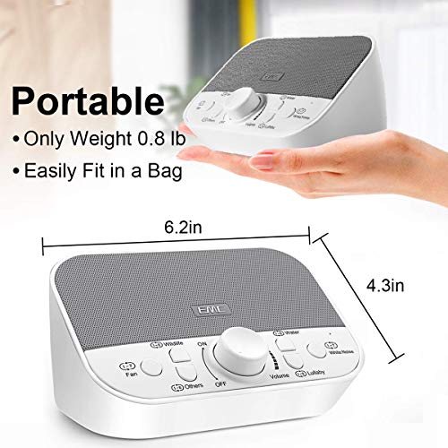 White Noise Machine 38 Sounds Baby Sound Machine for Sleeping Built in Dual S...