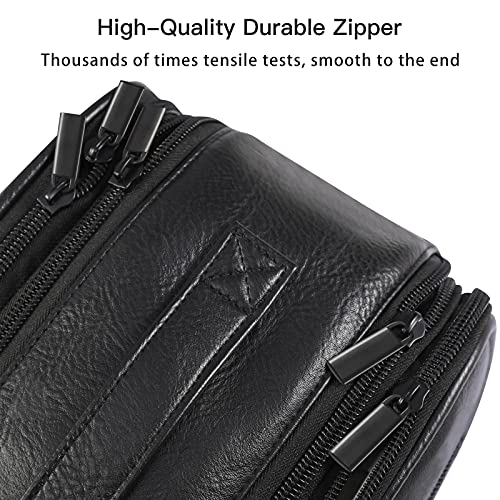 Toiletry Bag for Men, Travel Organizer Dopp Kit Waterproof Shaving Bag for To...