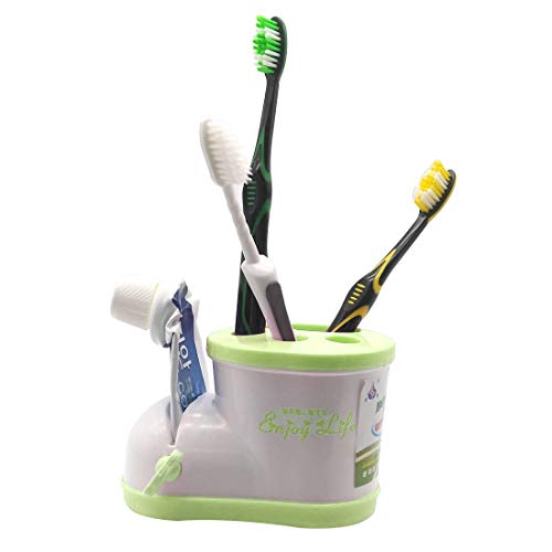 Cute Rolling Squeezer Toothpaste Dispenser Tube Partner Stand Hanging Toothpa...