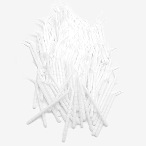 GARASANI Household, Travel Portable Disposable Plastic Curved Hook Toothpicks...