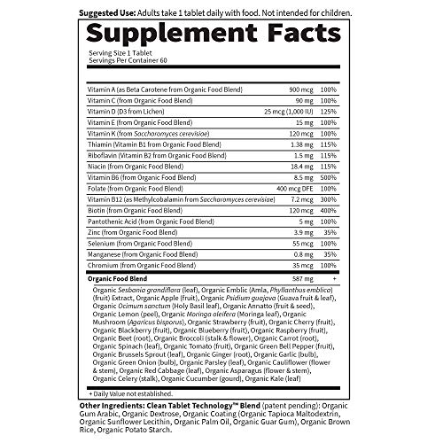 Garden of Life Multivitamin for Men - mykind Organic Men's Once Daily Whole F...