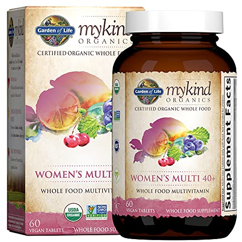 Garden of Life mykind Organics Vitamins for Women 40+, Womens Multi 40+, Vega...