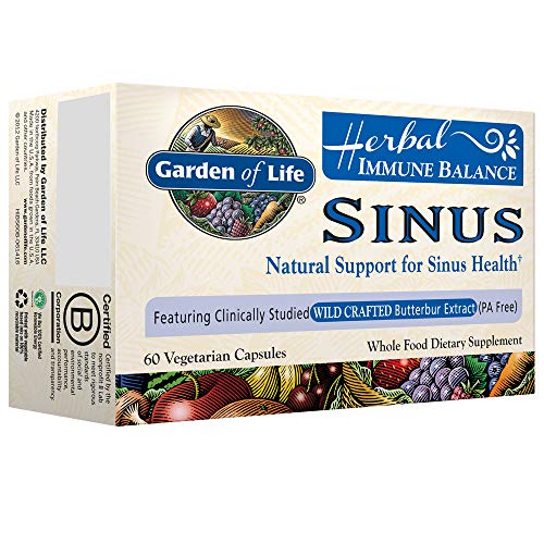 Garden of Life Sinus Care for Adults, Herbal Immune Balance Sinus Natural Sup...