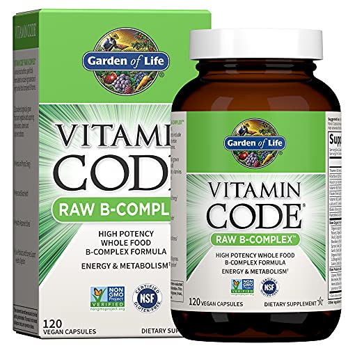 Garden of Life Vitamin B Complex - Vitamin Code Raw B Complex - 120 Vegan Cap...