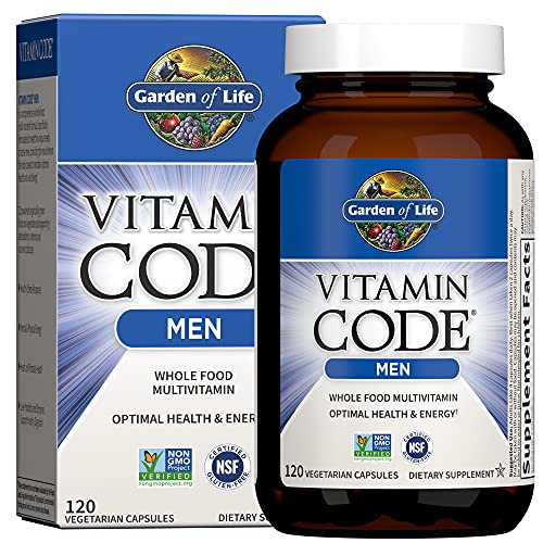 Garden of Life Vitamin Code Whole Food Multivitamin for Men, Fruit & Veggie B...