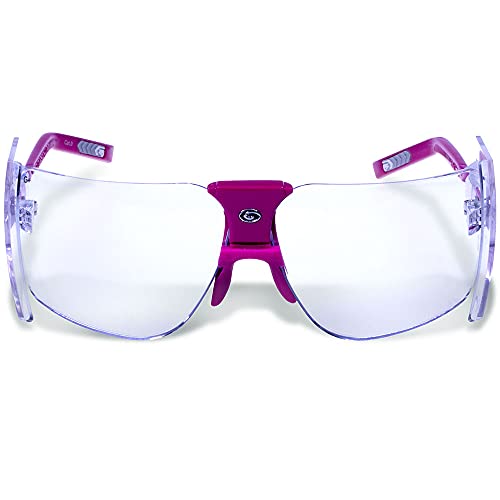 Gargoyles Performance Eyewear Men's 85's Shield Sunglasses, Fuchsia Frame/Cle...