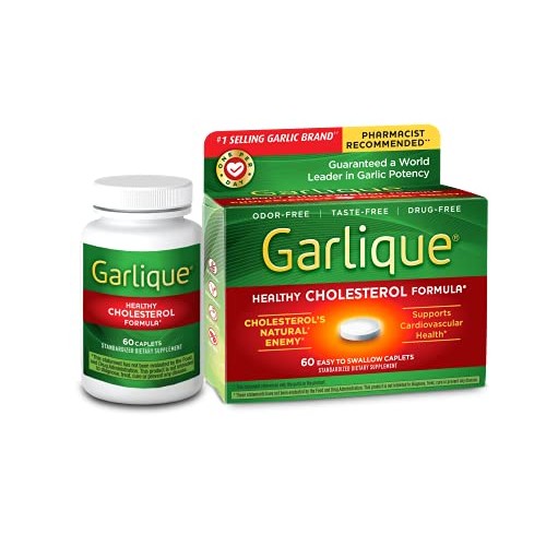 Garlique Caplets 60 Tablets (60 Count (Pack of 1))