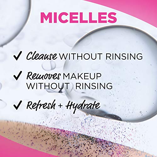 Makeup Remover Micellar Cleansing Wipes, Gentle for all Skin Types by Garnier...