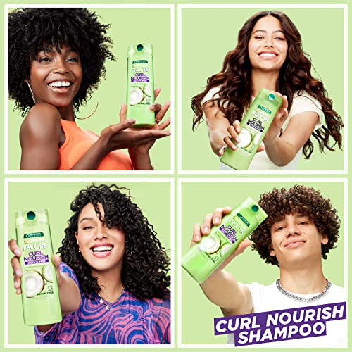 Garnier Hair Care Fructis Curl Nourish Shampoo, Conditioner, and Butter Cream...