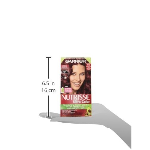 Garnier Nutrisse Ultra Color Nourishing Permanent Hair Cream, R2 Medium Inten...