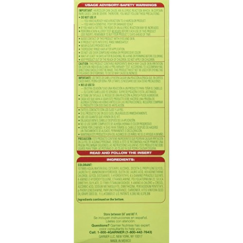 Garnier Nutrisse Ultra Color Nourishing Permanent Hair Cream, R2 Medium Inten...