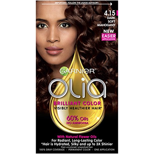 Garnier Olia Ammonia Free Permanent Hair Color, 100% Gray Coverage (Packaging...