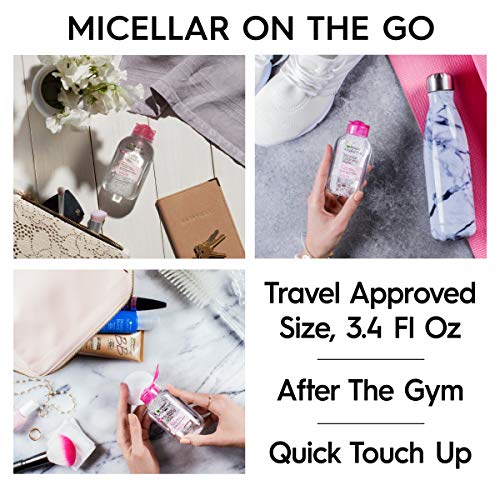 Garnier SkinActive Micellar Cleansing Water, All-in-1 Makeup Remover and Faci...