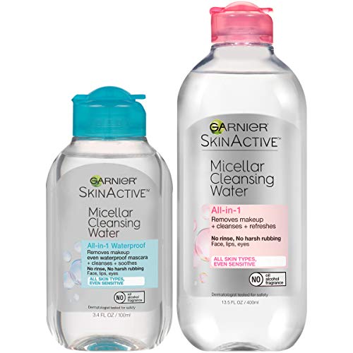 Garnier SkinActive Micellar Cleansing Water, For All Skin Types, 13.5 fl oz +...