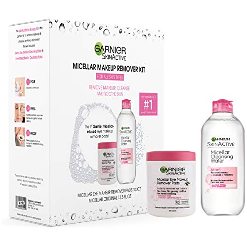 Garnier SkinActive Micellar Makeup Remover Kit for All Skin Types
