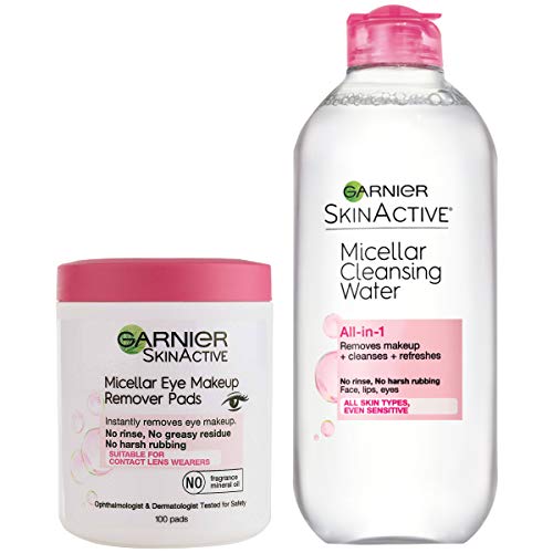 Garnier SkinActive Micellar Makeup Remover Kit for All Skin Types