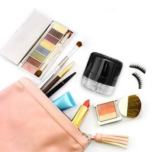 Loose Powder Box with Mirror Travel Portable Powder Case with Mushroom Sponge...