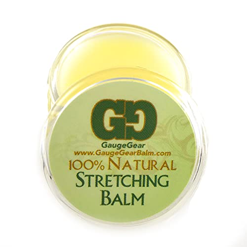 Mini Gauge Gear Balm & Blend Aftercare Set - 0.15 oz Ear Stretching Balm | 5 ...