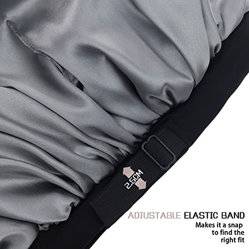 GBS Double Layer Silky Satin Bonnet for Women Hair Care with Soft Adjustable ...