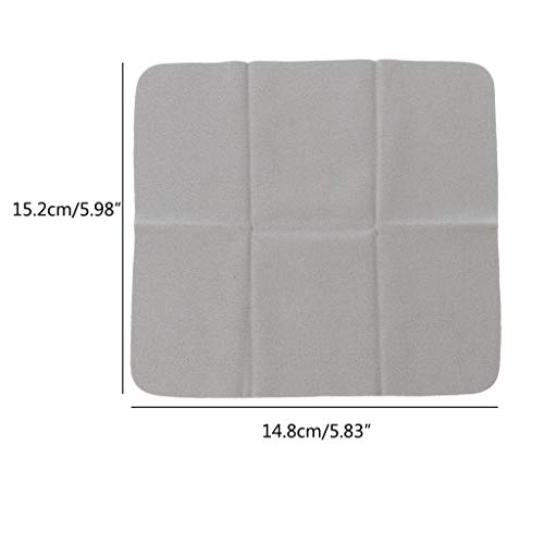 Grey Cleaning Glasses Eyeglasses Cloth Anti-fog Economy Sunglasses Screen Mic...