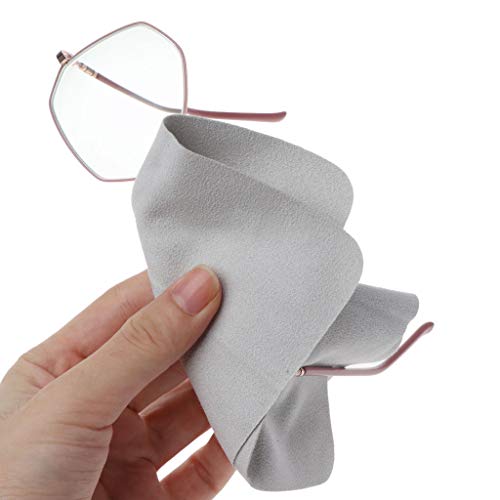 Grey Cleaning Glasses Eyeglasses Cloth Anti-fog Economy Sunglasses Screen Mic...