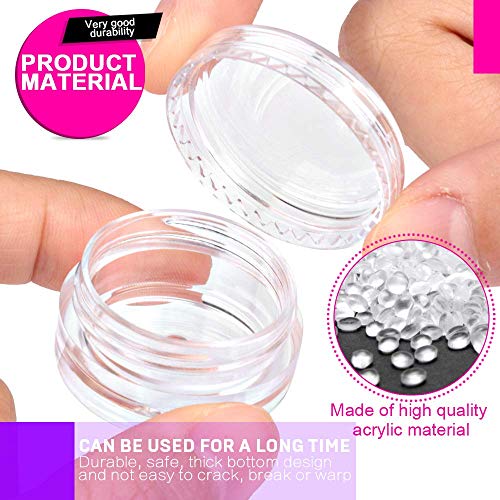 GBSTORE 3 Gram Plastic Cosmetic Containers,for Eye Shadow Nails Powder Jewelr...