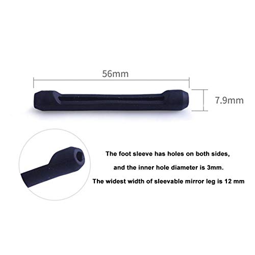 GBSTORE 8 Pairs Soft Silicone Eyeglass Ear Cushions Temple Tips Eyeglass Pads...