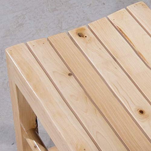 GDSKL Wood Shower Seat Bench Spa Bath Organizer Waterproof Indoor or Outdoor ...