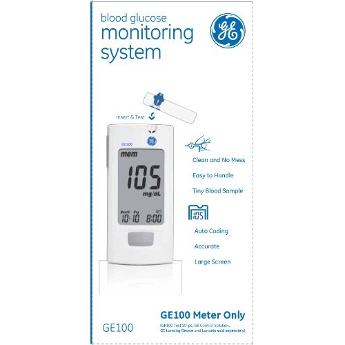 GE100 Blood Glucose Monitoring System