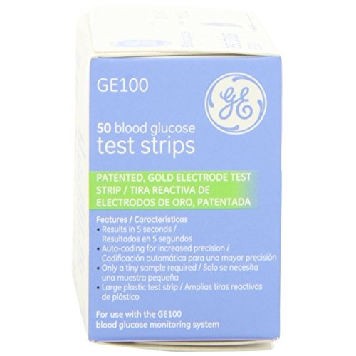 GE100 Test Strips 50 Ct (2 Pack)