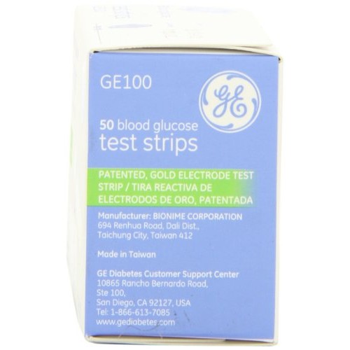 GE100 Test Strips 50ct