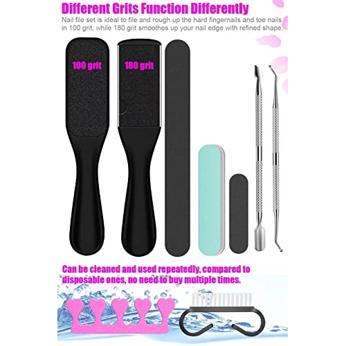 Professional Pedicure Tools Set, 23 in 1 Stainless Steel Foot Care Kit Foot R...