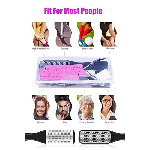 Professional Pedicure Tools Set, 23 in 1 Stainless Steel Foot Care Kit Foot R...