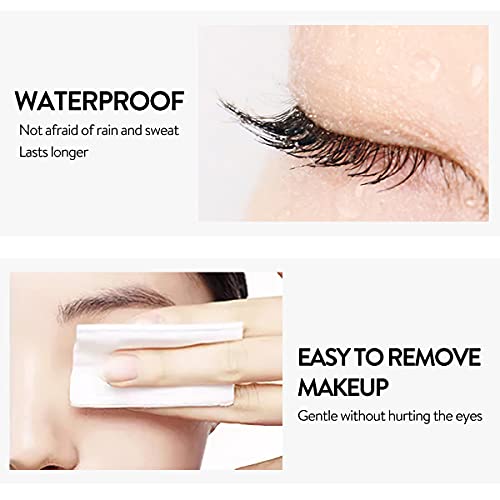 GECOMO Clear Mascara, Mascara Primer, Waterproof Mascara Primer for Eyelashes...