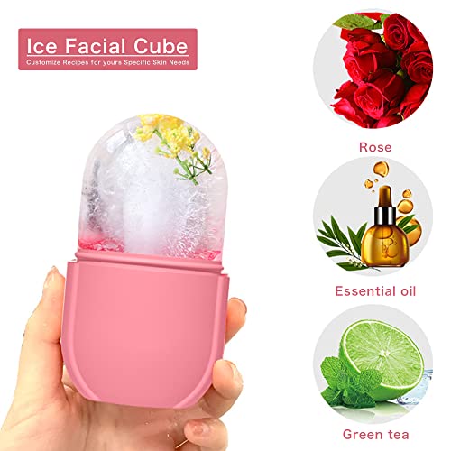 Ice Roller for Face - Silicone Facial Ice Roller Face Massage Roller for Face...