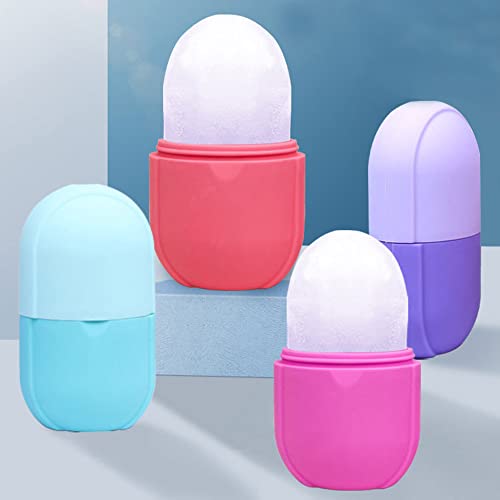 Ice Roller for Face - Silicone Facial Ice Roller Face Massage Roller for Face...