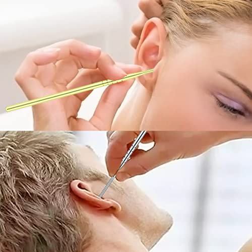 Ear Pick Earwax Removal Kit, 3pcs Spiral Massage Ear Pick Ear Canal Cleaner S...