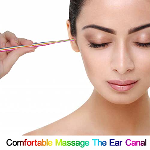 Ear Pick Earwax Removal Kit, 5pcs Spiral Massage Ear Pick Ear Canal Cleaner S...