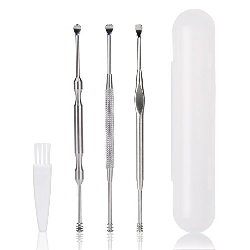 3PCS Ear Pick Earwax Removal Kit, Geengle Ear Care Set, Premium Stainless Ste...