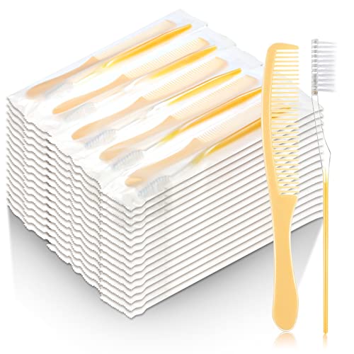 Disposable Travel Toothbrushes Toothpaste Comb Travel Manual Disposable Tooth...